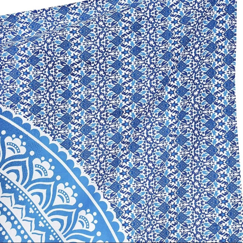 NEW BLUE OMBRE Boho Tapestry WALL HANGING . 🌻